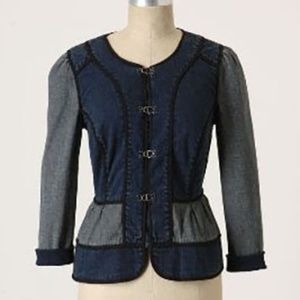 NWOT Jean Splicing Jacket from Anthropologie 14